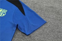 طقم تدريب صيفي برشلونة 2024-2025 ازرق