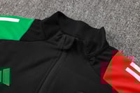 طقم تدريب ارسنال 2024-2025 اسود (٢) سحاب كامل