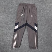 طقم تدريب شتوي ريال مدريد 2024-2025 جاكيت رمادي