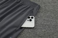 طقم تدريب صيفي باريس سانت جيرمان 2024-2025 رمادي