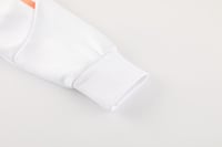 طقم تدريب شتوي روما 2024-2025 ابيض سحاب كامل