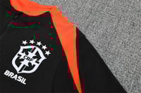 طقم تدريب شتوي منتخب البرازيل 2025-2026 اسود