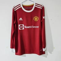 طقم مانشستر يونايتد موسم 2021-2022 احمر كم طويل