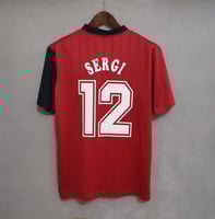 طقم منتخب اسبانيا موسم 1996 احمر