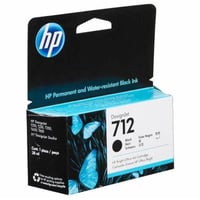 حبر HP 3ED70A - 712 38 مل أسود