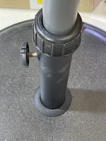 قاعدة اسمنتية لتثبيت المظلة الشمسية بوزن 16 كيلو