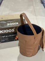 حافظة بلاستيكية مع تلبيسة للفحم