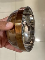 طاسة و غضارة ماء الزئبقية استيل طبقتين