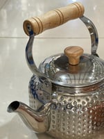 بريق شاي استيل منقوش حب الرمان