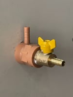 بزبوز مع قاعدة مغناطيس وكوع بلاستيك