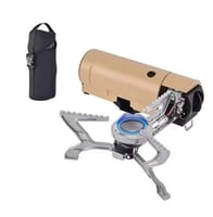 موقد غاز يعمل على دبات الكبس قابل للصفط مع شنطة لل...