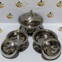 مطبقية تمر استيل هندية مع غطاء ومكان الفصم