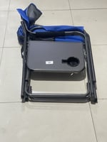 كرسي ألمنيوم شبك مع طاولة جانبية قابل للصفط