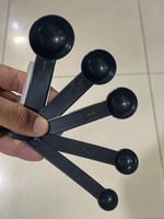 طقم مكيال بلاستيكي صغير 5 قطع