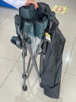 كرسي المسافر ألمنيوم مع قماش شخال قطني وكوب جانبي...