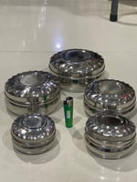 مطبقية تمر استيل هندي غطاء كبس