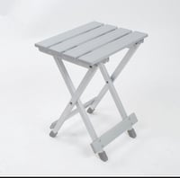 كرسي وطاولة آلمنيوم قابلة للصفط مقاس 30*25 سم وارت...