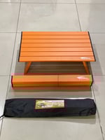 طاولة ألمنيوم تيرا قابل للصفط ارتفاع 12 سم مع شنطة