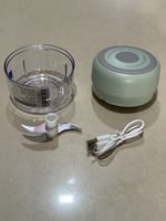 فرامة البصل الكهربائية 100 مل بشاحن يوسبي وشفرتين...