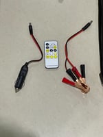 لمبة السنارة 2500 لومينز لونين مع ريموت وشنطة وقاع...