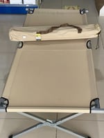 سرير رحلات سفري ألمنيوم مقاس 200/80 سم مع جراب