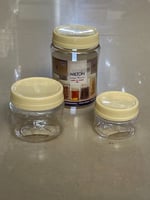 علب معاميل بلاستيكية شفاف غطاء سنة