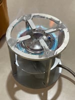 موقد البرق الدائري الصغير مع لي يعمل على دبات السن...