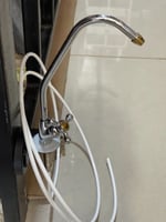 طقم مغسلة مع مغناطيس للتثبيت ولي بطول مترين