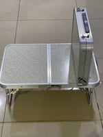 طاولة ألمنيوم متعددة الاستخدام قابلة للصفط مع مقبض...