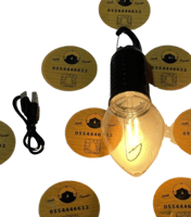 لمبة شحن تعليقة إضاءة كريمي مع شاحن تايب مناسب خيم...