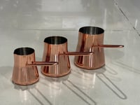 ركوة قهوة وبريق تركي استيل مع مقبض