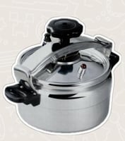 قدر ضغط المنيوم قوة وسماكة عدة مقاسات