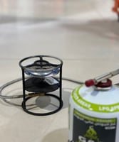 موقد دائري قطر 10 سم مع لي يعمل على دبات السنة