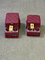 تكاية سيارة ددسن قماش أحمر مع كوبين متوفر مقاسين