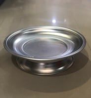 صحن تبسي المنيوم بقاعدة