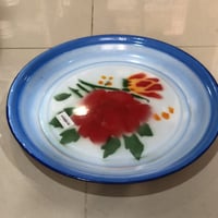 صحن تبسي ابو وردة متوفر بعدة مقاسات