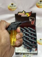 ولاعة فحم البخور الصغيرة الملونة مع سلسلة وغطاء