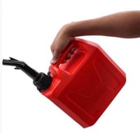 جركل وقود ايطالي أحمر بخرطوم أسود