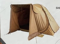 خيمة الشقردية المبطنة مقاس 3/3 متر مع بابين ودريشت...