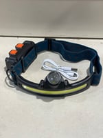 كشاف رأس 360 مع حساس وشريط ليد وشاحن يوسبي