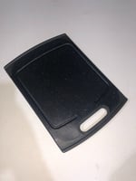 لوح تقطيع اسود بمقاسين