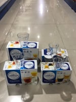 كاسات ابو نورة الفرنسية بمقاسات مختلفة