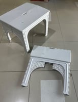 طاولة بلاستك قابل لصفط مقاس 50/60 سم و ارتفاع 50 س...