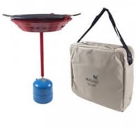 شواية دائري مع 2 صاج تيفال موقد رحلات مع شنطة للحف...