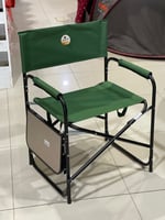 كرسي ألمنيوم مع طاولة جانبية قابلة للصفط قمرا