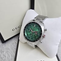 ساعة قوتشي رجالي استيل كونقراف – واجهة خضراء