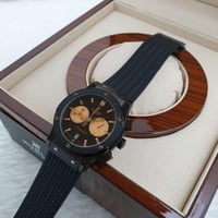 ساعة هوبلت كرونوغراف كحلي كلاسيك-درر