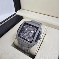 ساعه هبلت اسبورت رجالي سلفر