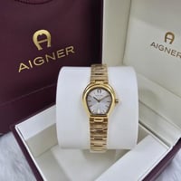 ساعة اقنر نسائي جينوفا ذهبية AIGNER Genova Quartz...