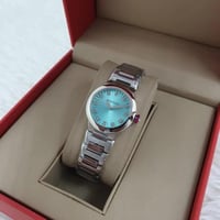 ساعة بولغاري لوتشيا النسائية فضي مع تيفاني